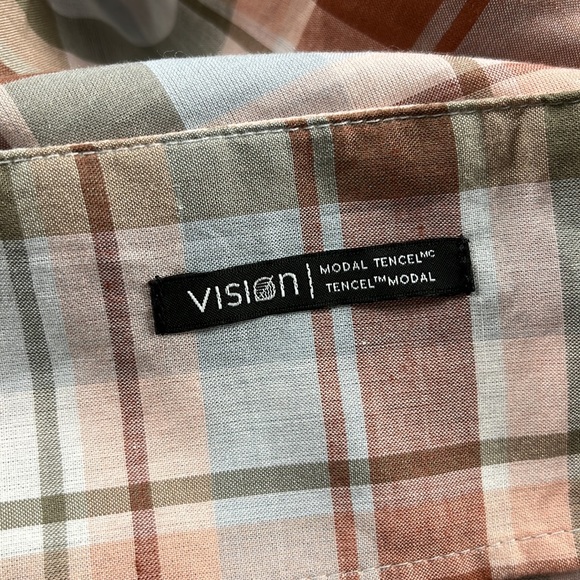 Simons Le31 |  Vision Organic Cotton and Tencel Blend Button Down Shirt | Large - Picture 7 of 8